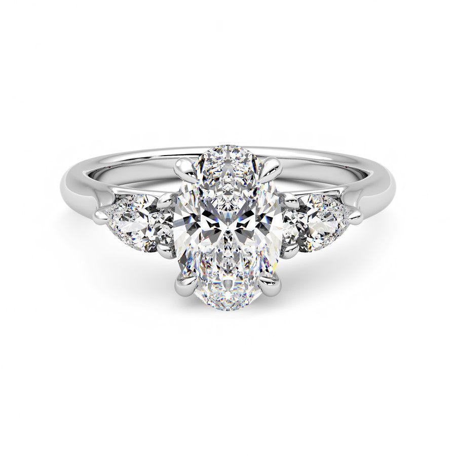 Taylor & Hart Affinity Oval Engagement Ring 2