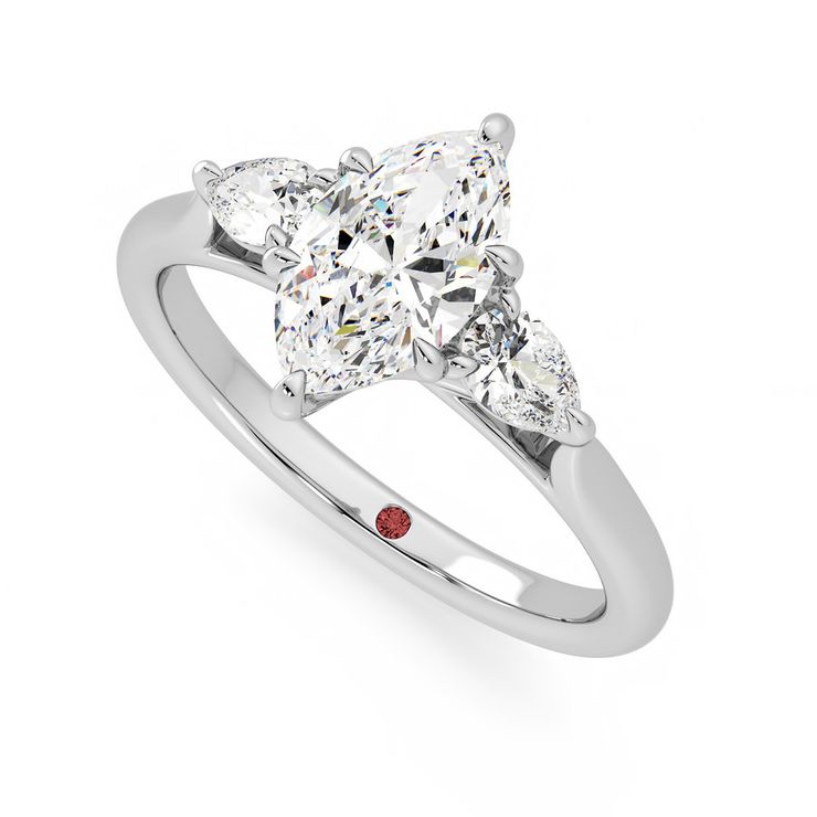 Taylor & Hart Affinity Marquise Engagement Ring 0