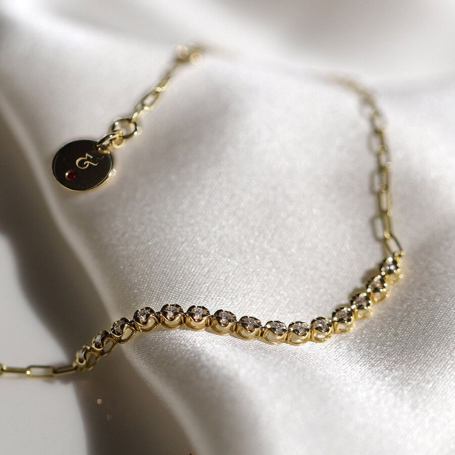 Taylor & Hart Garbine Tennis Bracelet Jewellery 2
