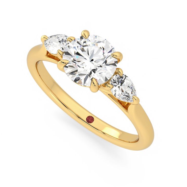 Taylor & Hart Affinity Round Engagement Ring 0