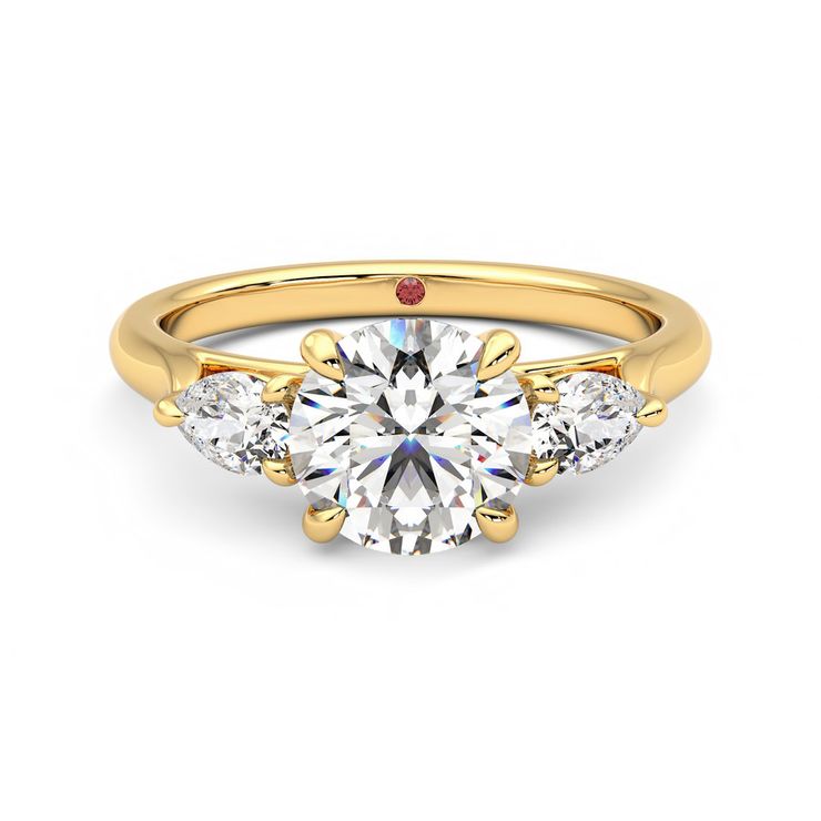 Taylor & Hart Affinity Round Engagement Ring 0