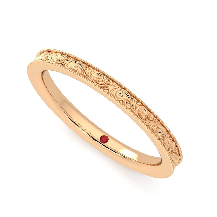 Taylor & Hart Ebrose Wedding Ring 0