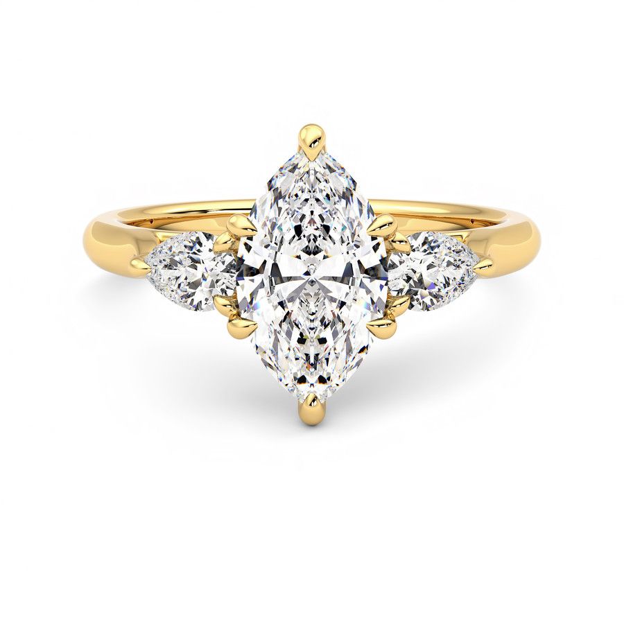 Taylor & Hart Affinity Marquise Engagement Ring 2