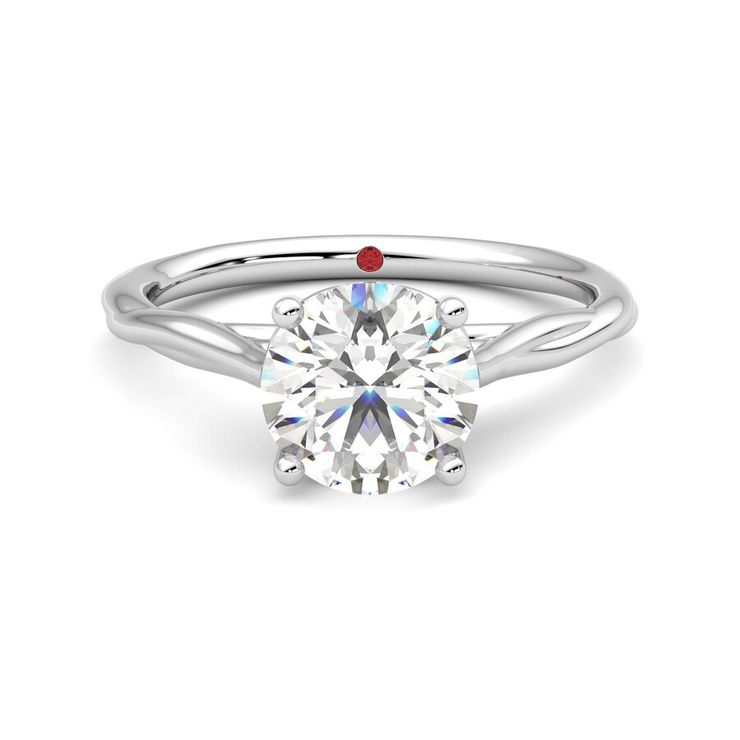 Taylor & Hart Mariposa Round Engagement Ring 0