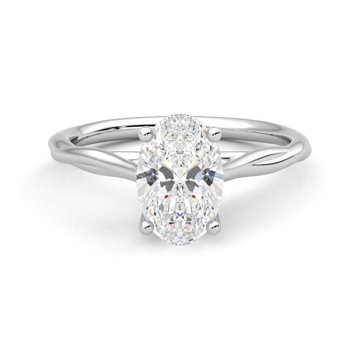 Taylor & Hart Mariposa Oval Engagement Ring 0