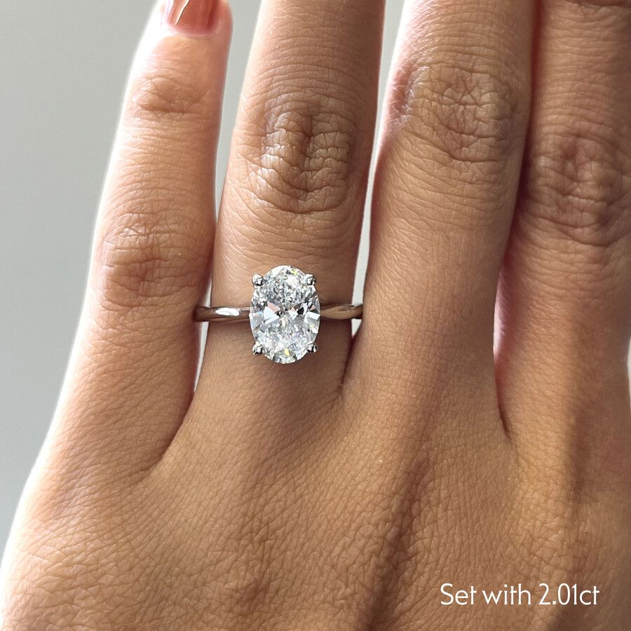 Taylor & Hart Mariposa Oval Engagement Ring 6