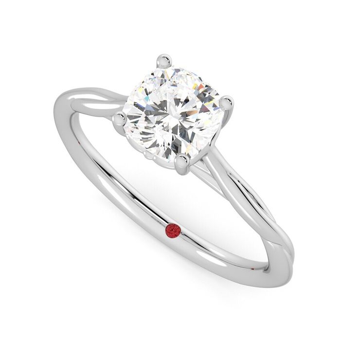 Taylor & Hart Mariposa Cushion Engagement Ring 0