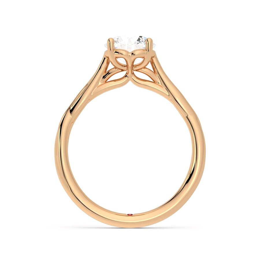 Taylor & Hart Mariposa Round Engagement Ring 1