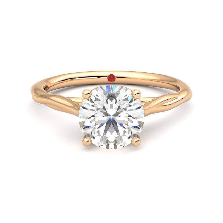 Taylor & Hart Mariposa Round Engagement Ring 2
