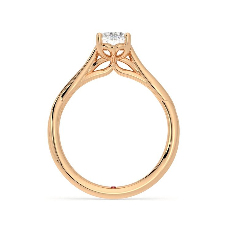 Taylor & Hart Mariposa Oval Engagement Ring 1