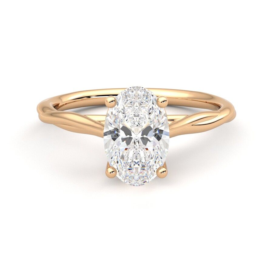 Taylor & Hart Mariposa Oval Engagement Ring 2
