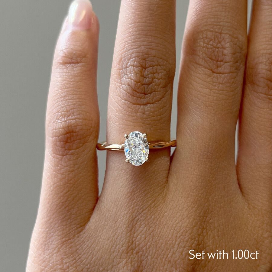 Taylor & Hart Mariposa Oval Engagement Ring 3