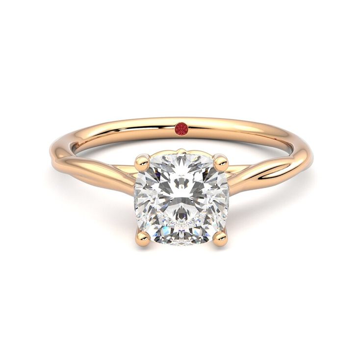 Taylor & Hart Mariposa Cushion Engagement Ring 0