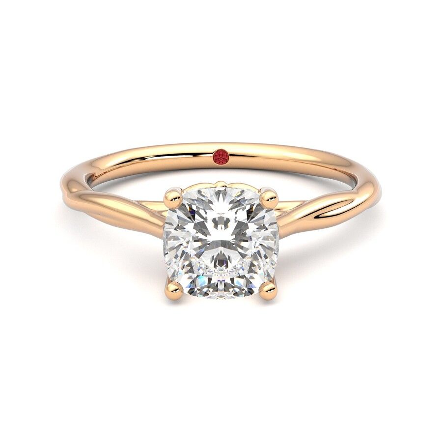 Taylor & Hart Mariposa Cushion Engagement Ring 2