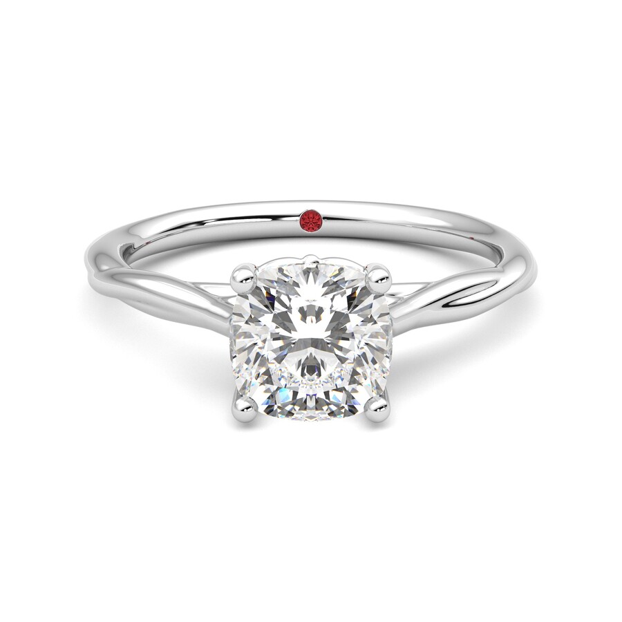 Taylor & Hart Mariposa Cushion Engagement Ring 0