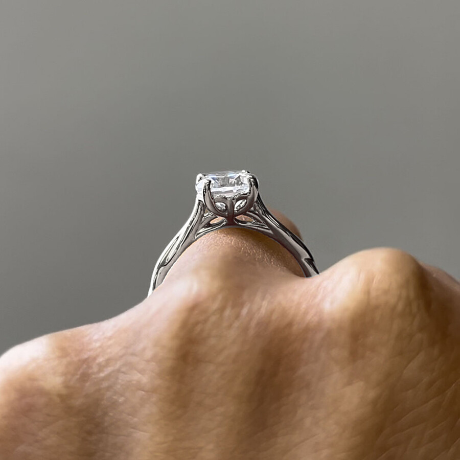 Taylor & Hart Mariposa Cushion Engagement Ring 1