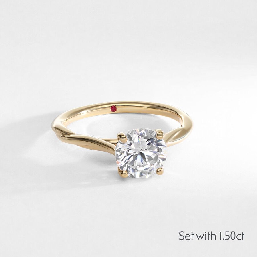Taylor & Hart Mariposa Round Engagement Ring 8