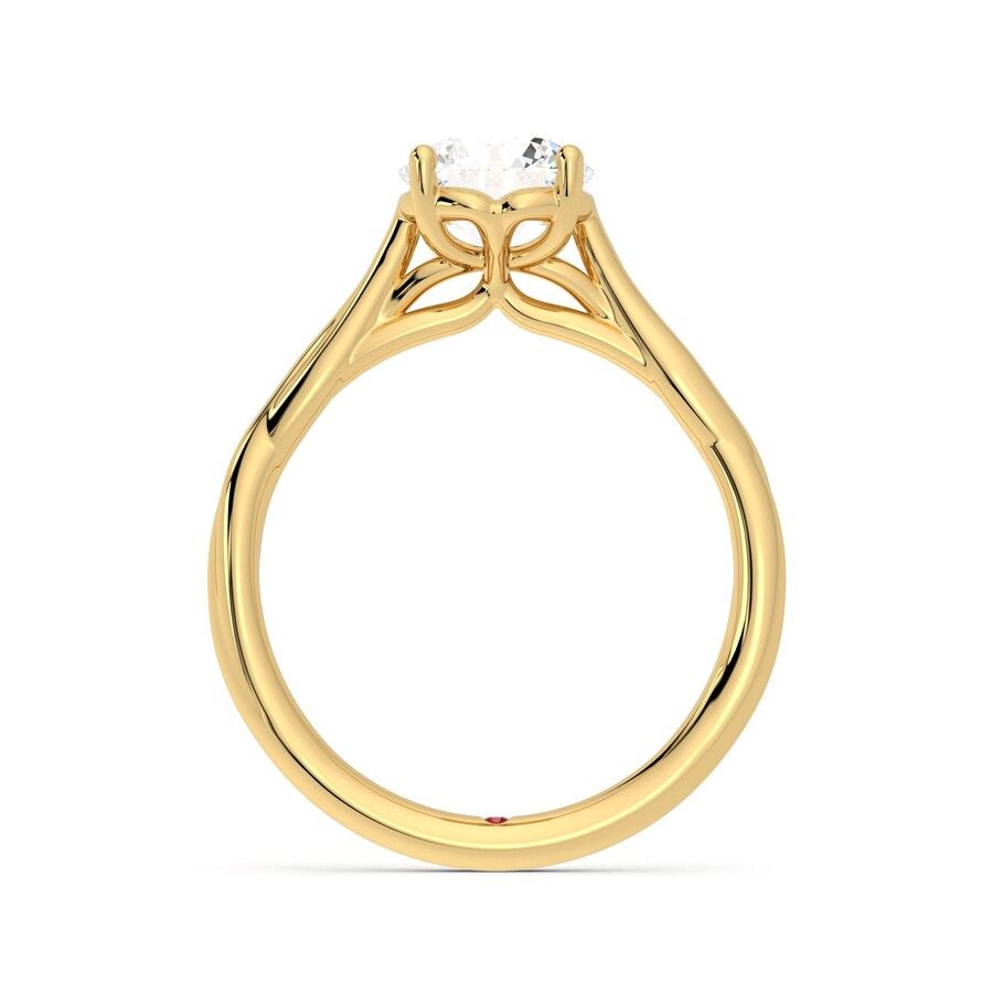 Taylor & Hart Mariposa Round Engagement Ring 1