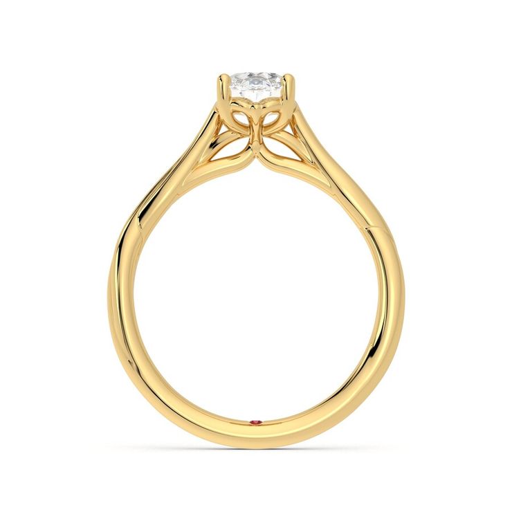 Taylor & Hart Mariposa Oval Engagement Ring 1