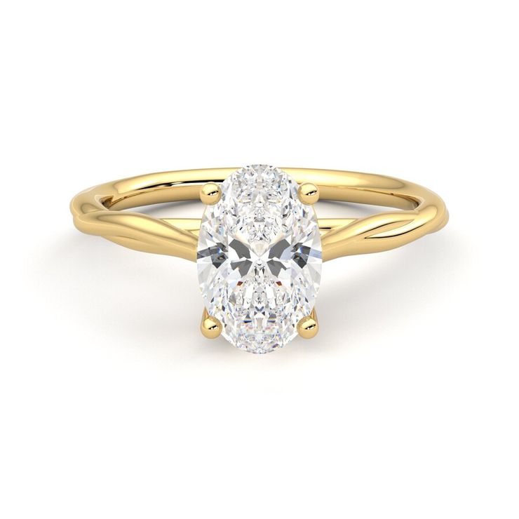 Taylor & Hart Mariposa Oval Engagement Ring 0