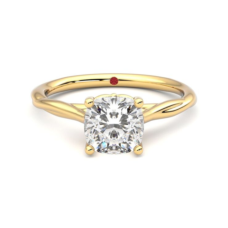 Taylor & Hart Mariposa Cushion Engagement Ring 0