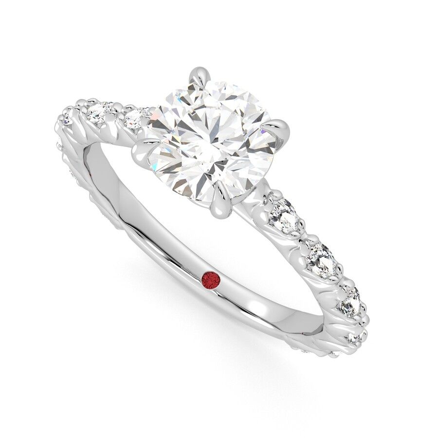 Taylor & Hart Liora Round Engagement Ring 0