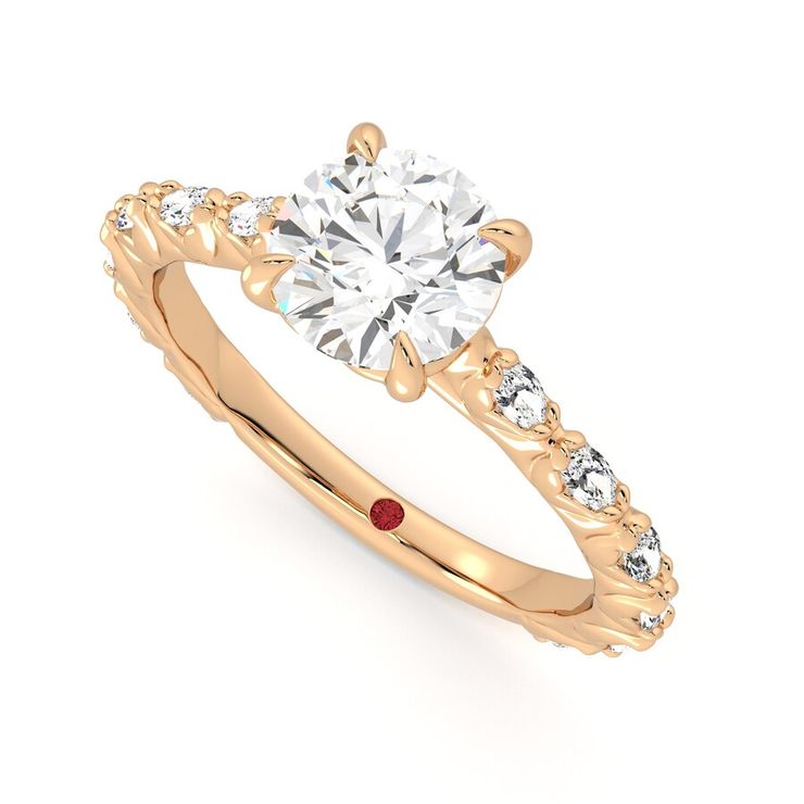 Taylor & Hart Liora Round Engagement Ring 0