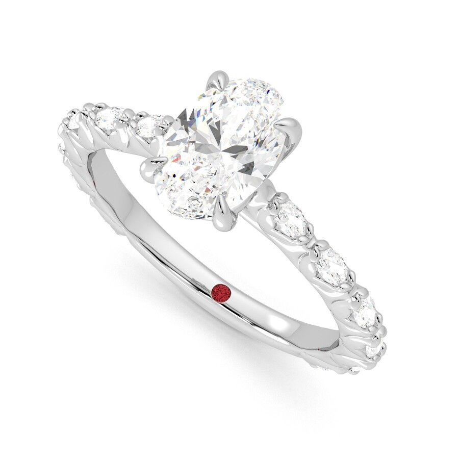 Taylor & Hart Liora Oval Engagement Ring 0