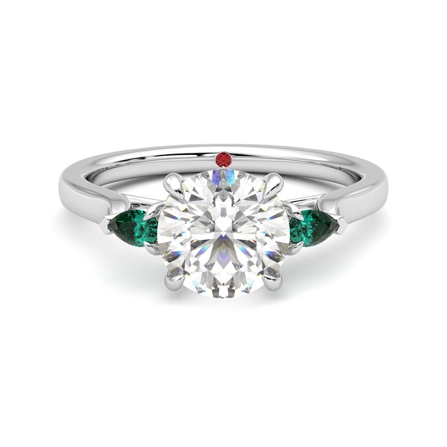 Taylor & Hart Faith Round Engagement Ring 0