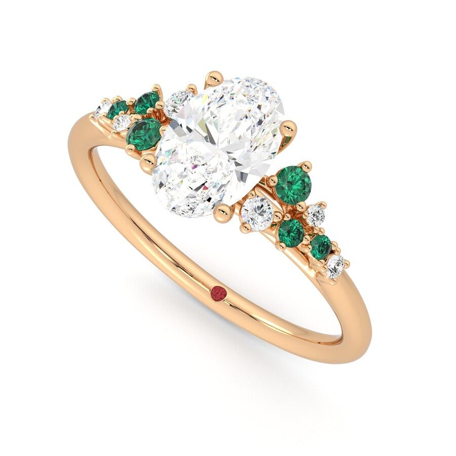 Taylor & Hart Marula Oval Engagement Ring 0