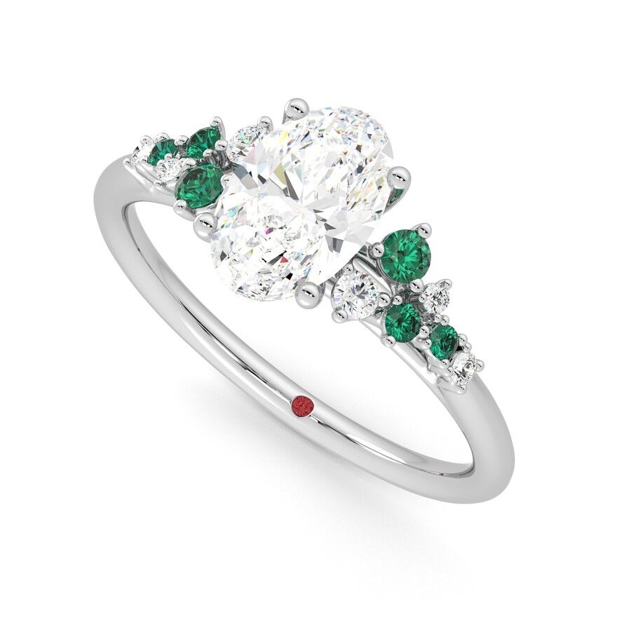 Taylor & Hart Marula Oval Engagement Ring 0