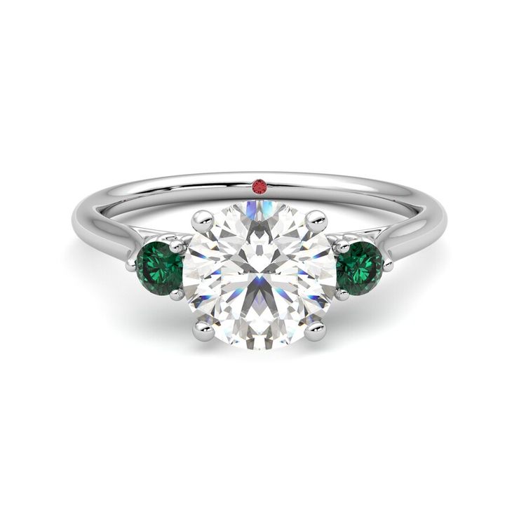 Taylor & Hart Thimble Round Engagement Ring 0