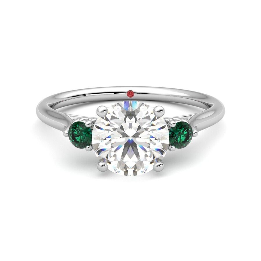 Taylor & Hart Thimble Round Engagement Ring 2