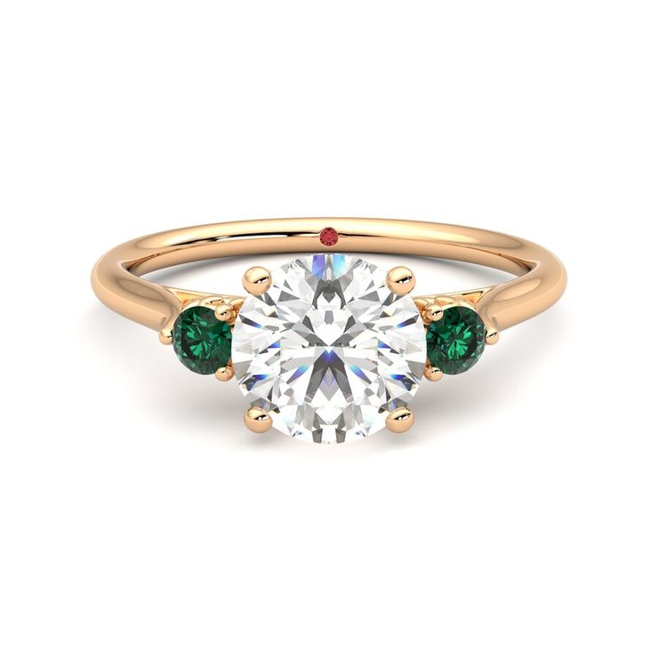 Taylor & Hart Thimble Round Engagement Ring 0