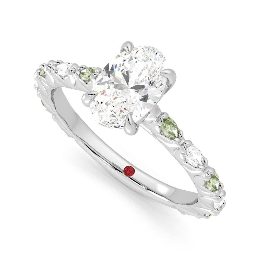 Taylor & Hart Liora Oval Engagement Ring 0