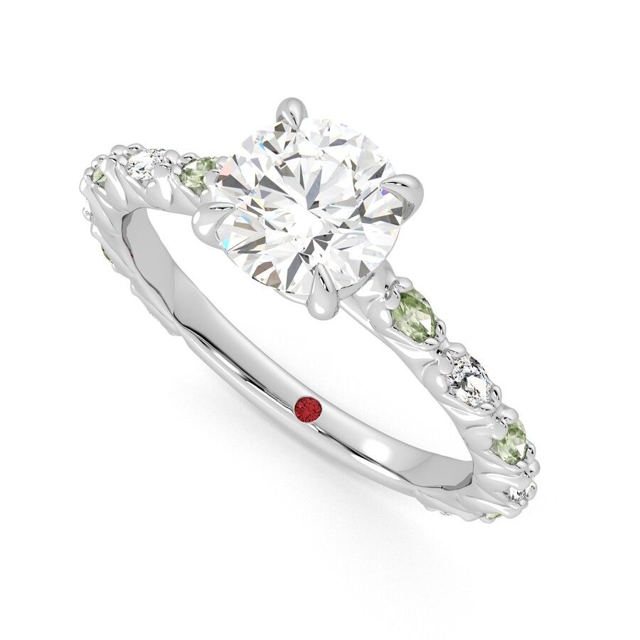 Taylor & Hart Liora Round Engagement Ring 0