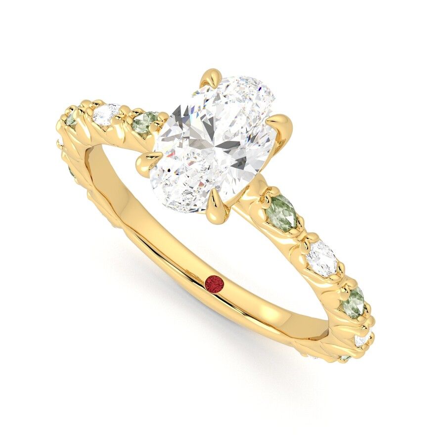 Taylor & Hart Liora Oval Engagement Ring 0