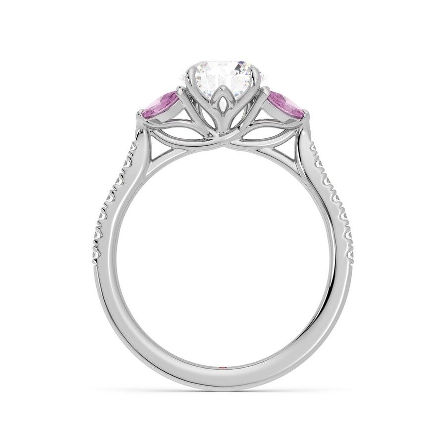 Taylor & Hart Thia Round Engagement Ring 0