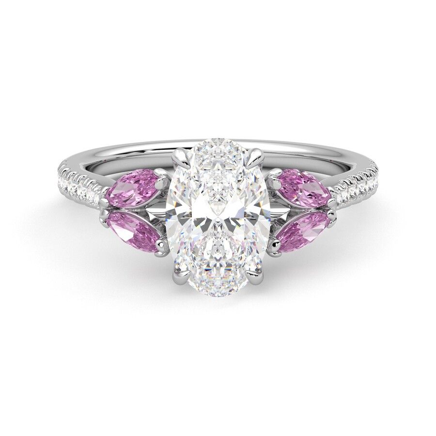 Taylor & Hart Thia Oval Engagement Ring 1
