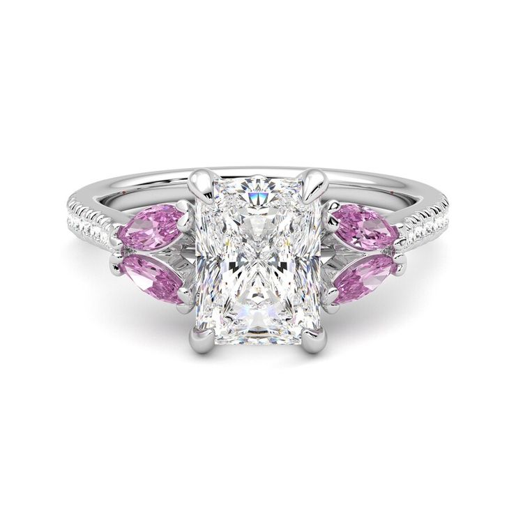 Taylor & Hart Thia Radiant Engagement Ring 1