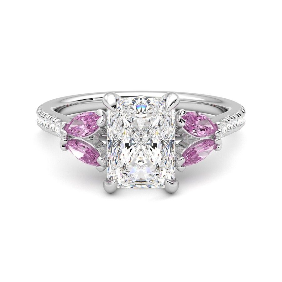 Taylor & Hart Thia Radiant Engagement Ring 1