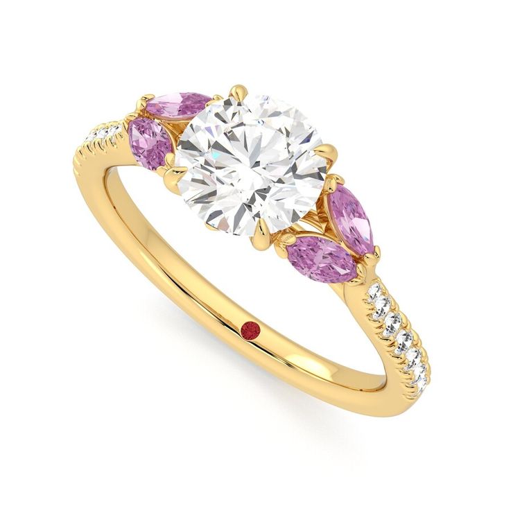 Taylor & Hart Thia Round Engagement Ring 0