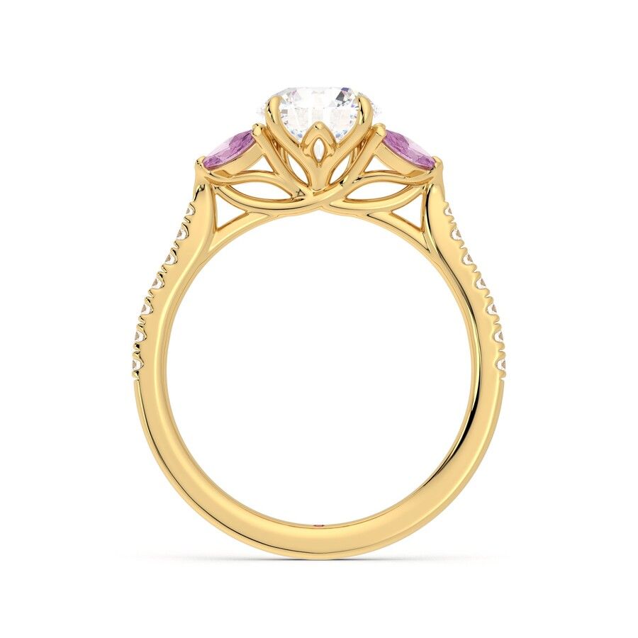 Taylor & Hart Thia Round Engagement Ring 0