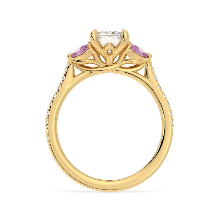 Taylor & Hart Thia Emerald Engagement Ring 0