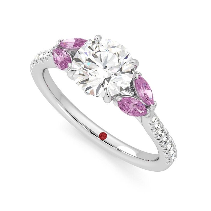 Taylor & Hart Thia Round Engagement Ring 0