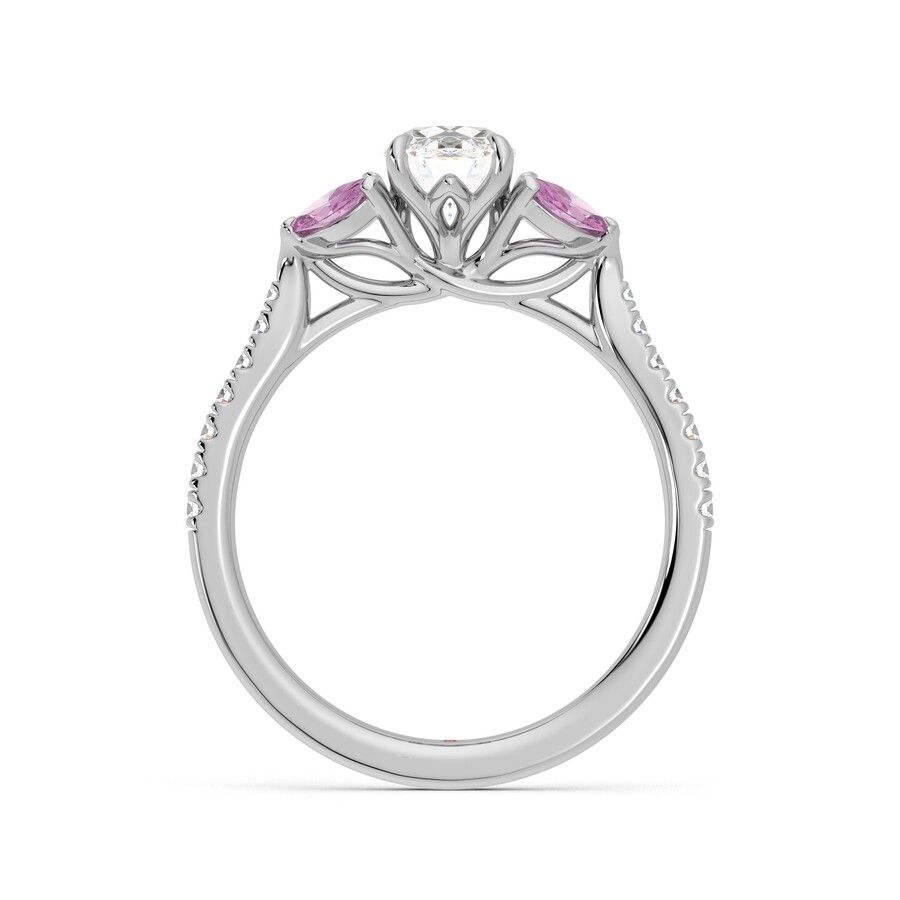 Taylor & Hart Thia Oval Engagement Ring 0