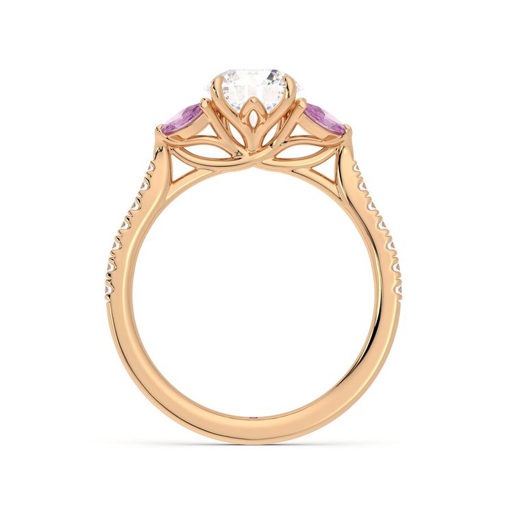 Taylor & Hart Thia Round Engagement Ring 0