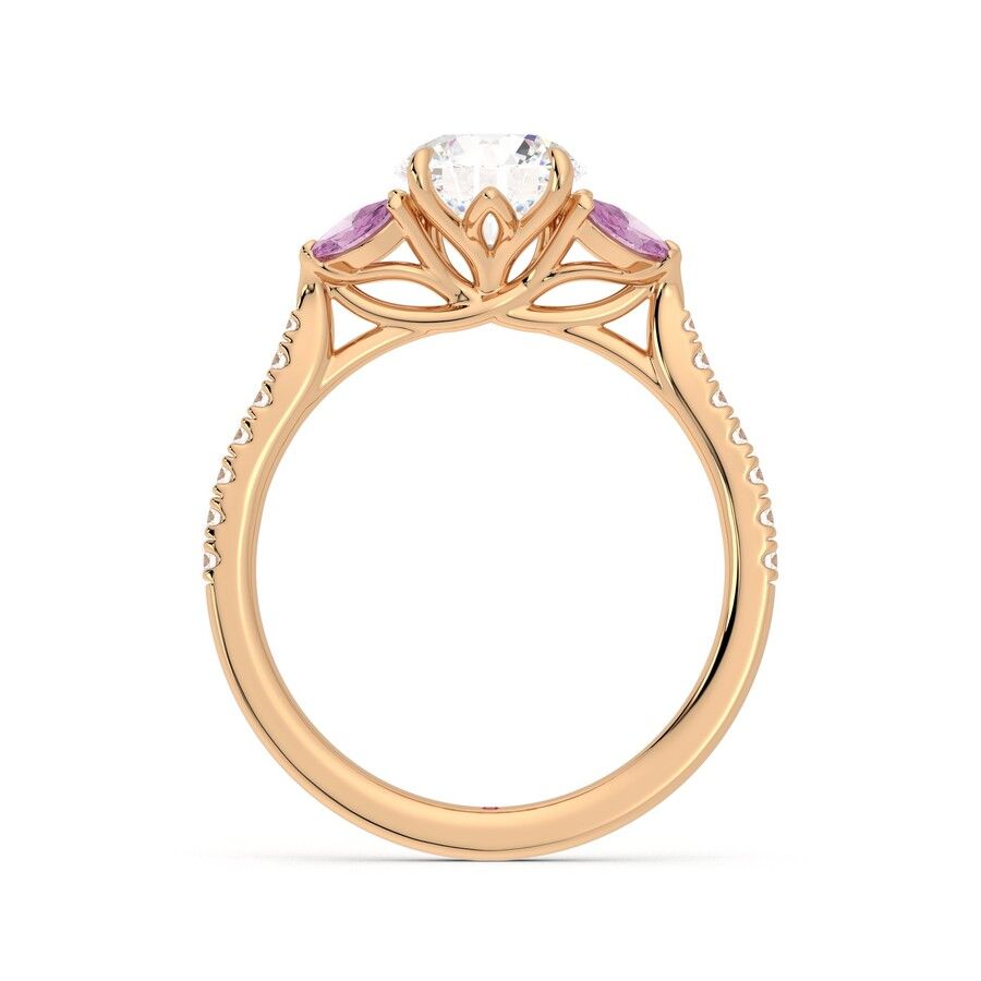 Taylor & Hart Thia Round Engagement Ring 0