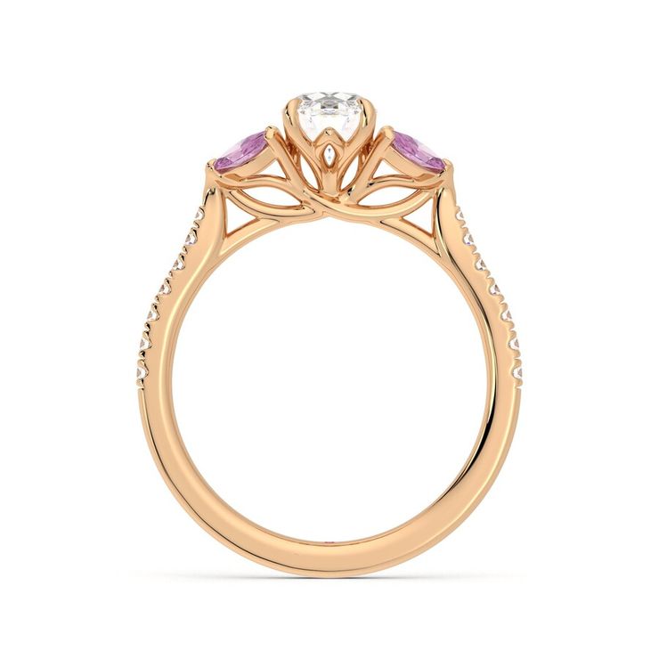 Taylor & Hart Thia Oval Engagement Ring 0