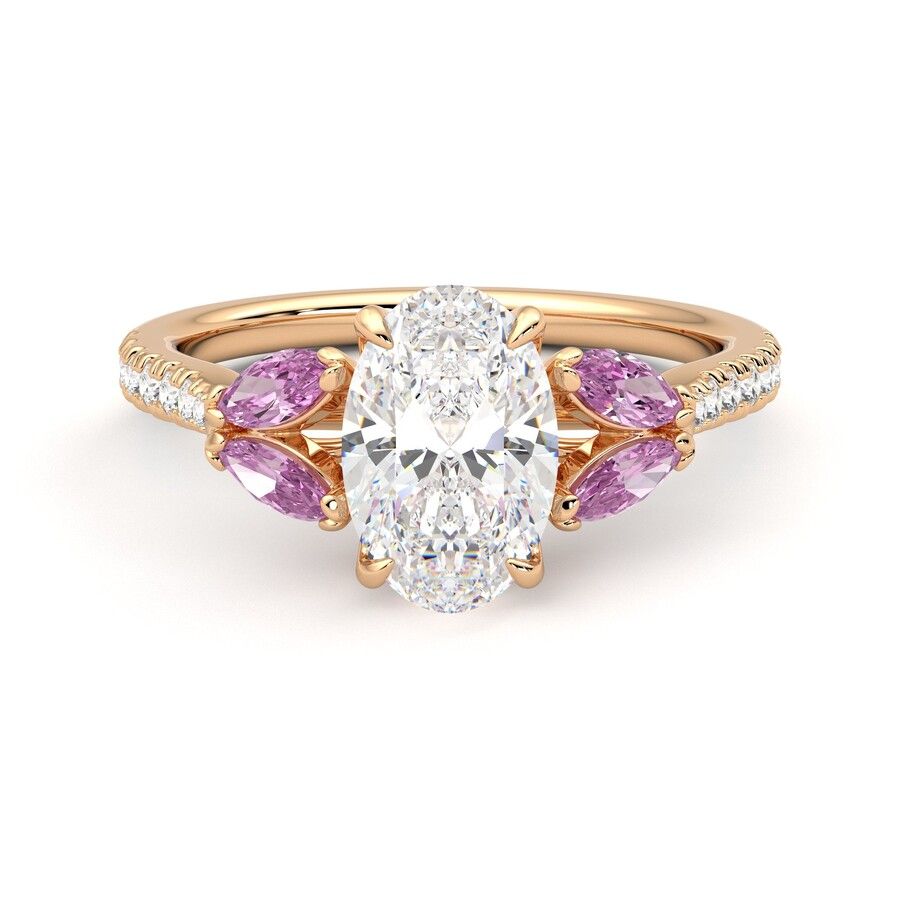 Taylor & Hart Thia Oval Engagement Ring 2